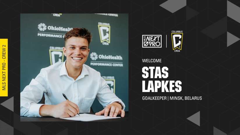 Columbus Crew 2 Sign Goalkeeper Stanislav Lapkes 