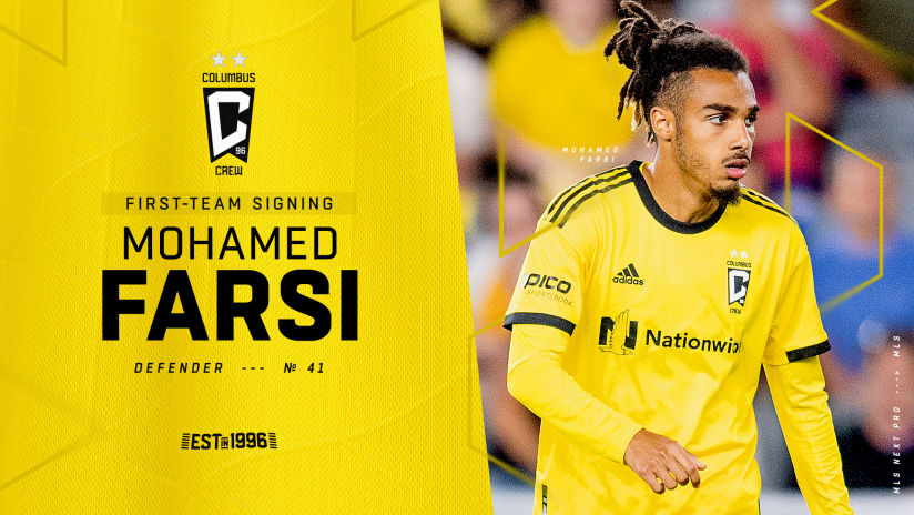 Columbus Crew signs Columbus Crew 2 defender Mohamed Farsi