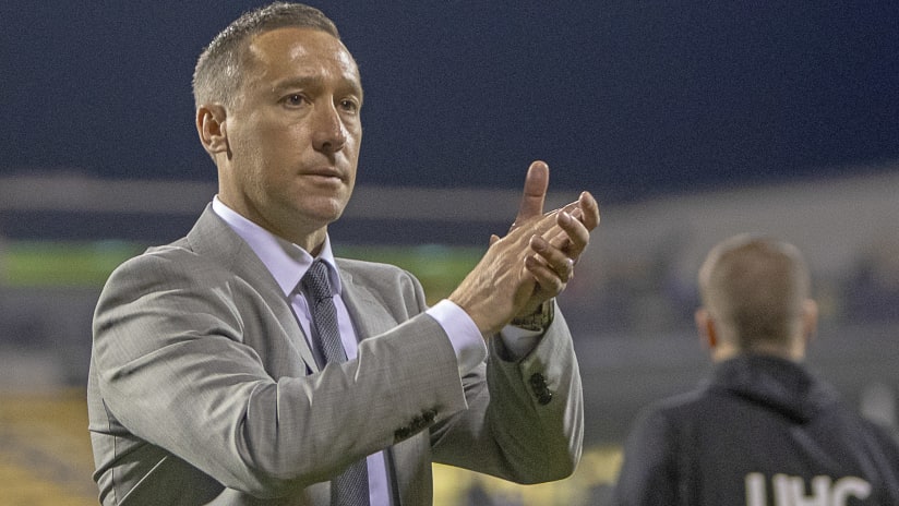 Caleb Porter - 4.6.19 - New England - Clapping
