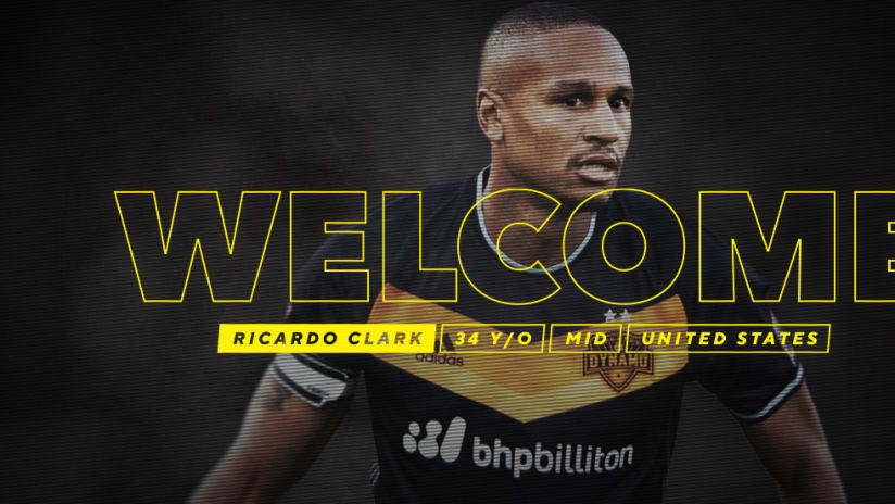 Welcome Ricardo Clark Graphic
