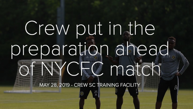 PHOTOS: Training in full-swing ahead of NYCFC match - Crew put in the preparation ahead of NYCFC match