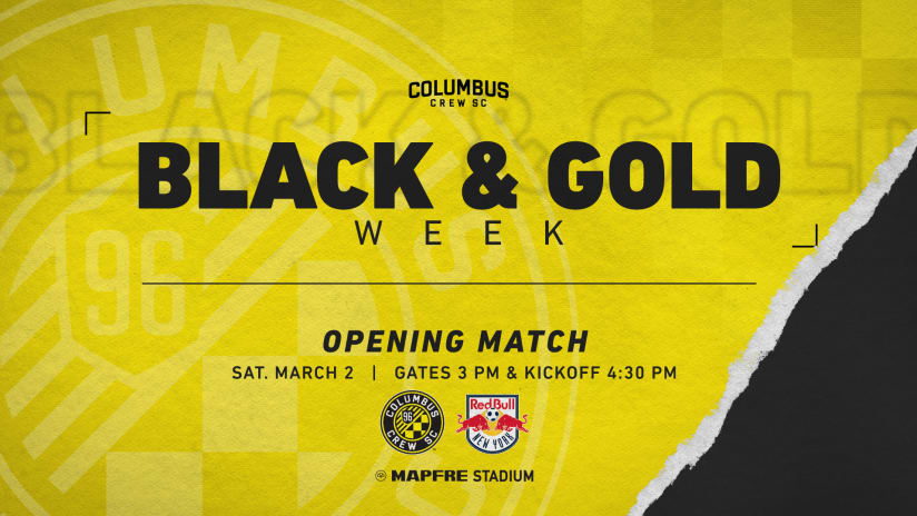 Black & Gold Week - Opening Match - 2019