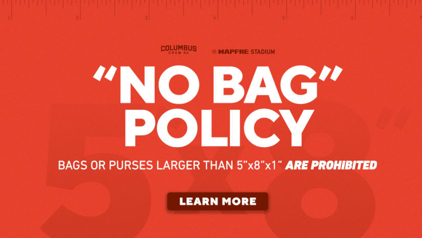 no bag policy