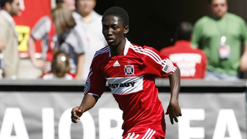 Patrick Nyarko sustained a head injury in Columbus on July 3.