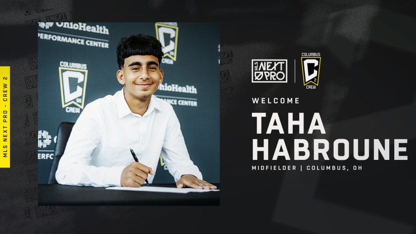 Crew 2 Signs Midfielder Taha Habroune