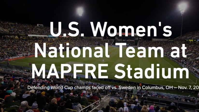 PHOTOS | U.S. Women's National Team puts three past Sweden at MAPFRE Stadium - U.S. Women's National Team at MAPFRE Stadium