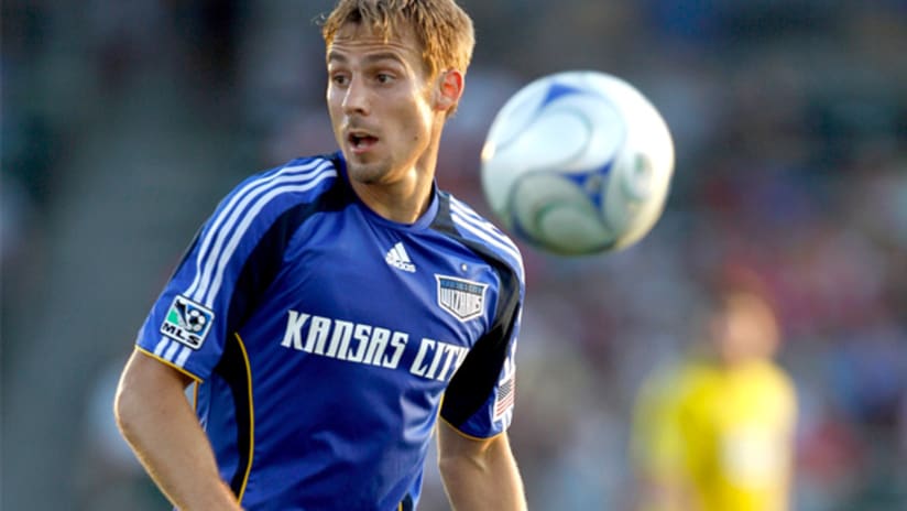 Columbus selected former Kansas City defender Aaron Hohlbein in the Re-Entry Draft on Wednesday.