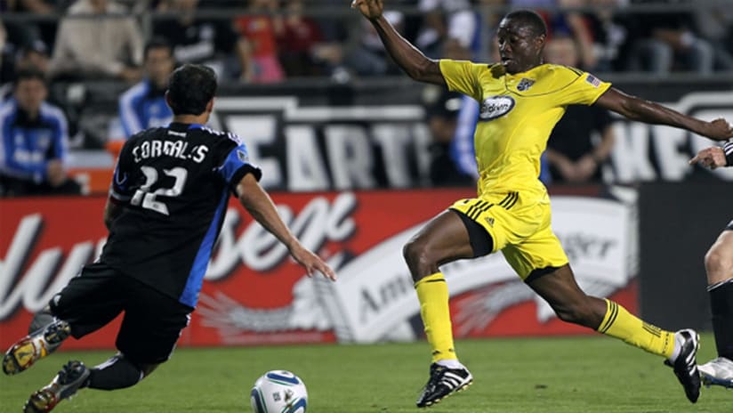 Columbus found their attacking spark in a 2-2 draw away at San Jose.