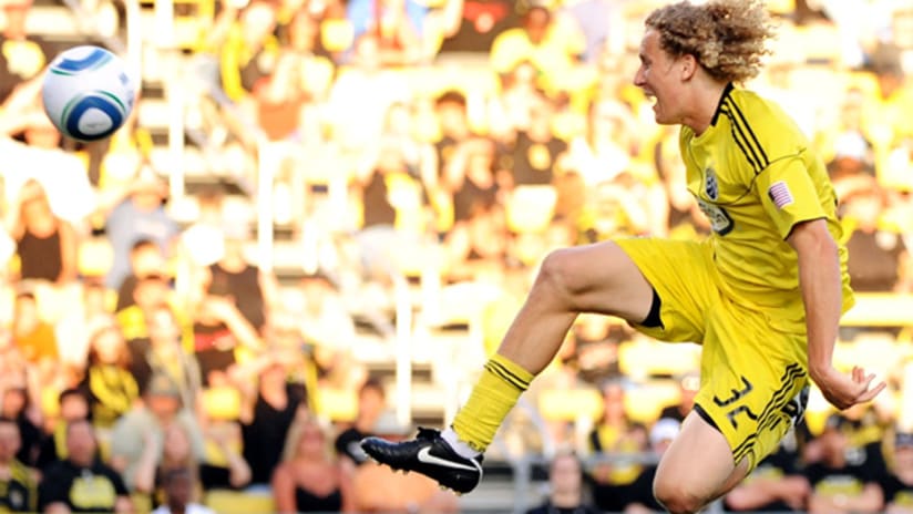 Lenhart's stoppage-time goal sent the Crew through to the USOC quarterfinals.