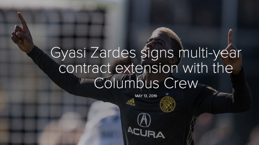 PHOTOS: Zardes in Black & Gold - Gyasi Zardes signs multi-year contract extension with the Columbus Crew