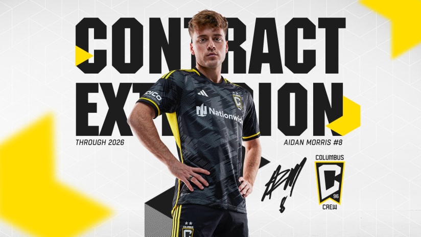 Columbus Crew Signs Aidan Morris to Multi-Year Contract Extension 