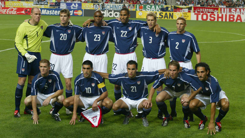 USMNT Starting XI vs. Germany 2002