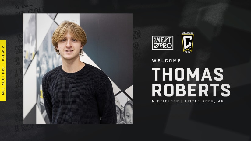 Columbus Crew 2 signs Thomas Roberts 