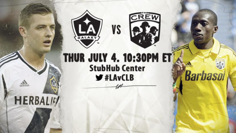 Crew vs. LA Galaxy - July 4, 2013