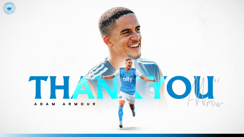 Charlotte FC Waives Defender Adam Armour