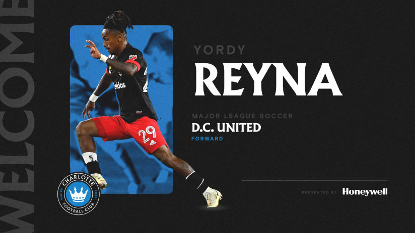 Charlotte FC Signs Free Agent Forward Yordy Reyna