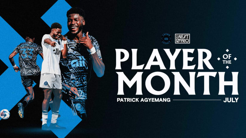 Crown Legacy FC Forward Patrick Agyemang Voted MLS NEXT Pro Co-Player of the Month