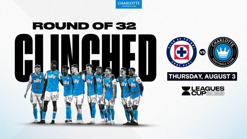 Leagues Cup Round of 32 Clinched for Charlotte FC