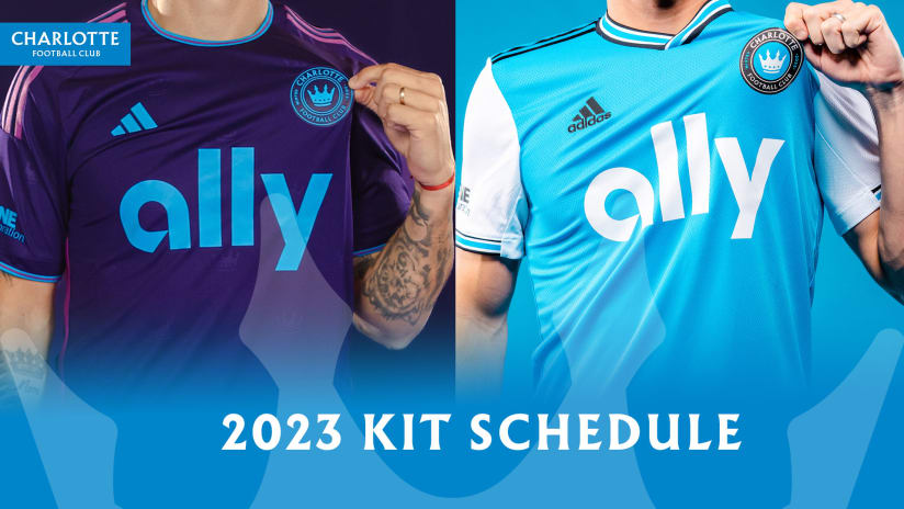 2023 Charlotte FC Kit Schedule