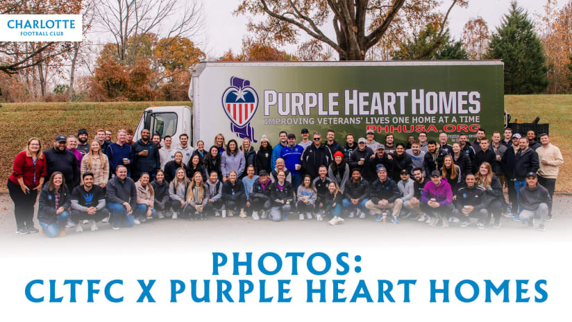 PHOTOS: CLTFC x Purple Heart Homes