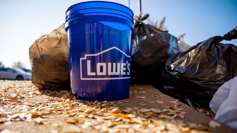 PHOTOS: Lowe's Park Cleanup With Brandt Bronico & McKinze Gaines
