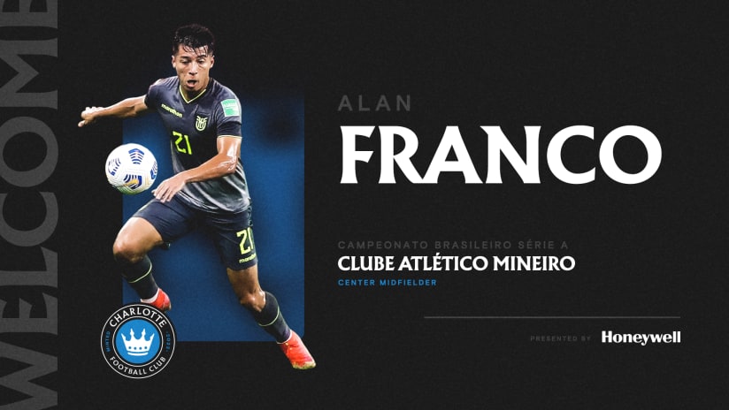 Charlotte FC ficha al mediocampista Alan Franco del Atlético Mineiro en préstamo