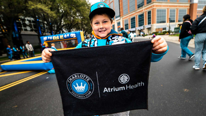 Charlotte FC and Atrium Health Create Mini Throne for Patients at Levine Children’s Hospital
