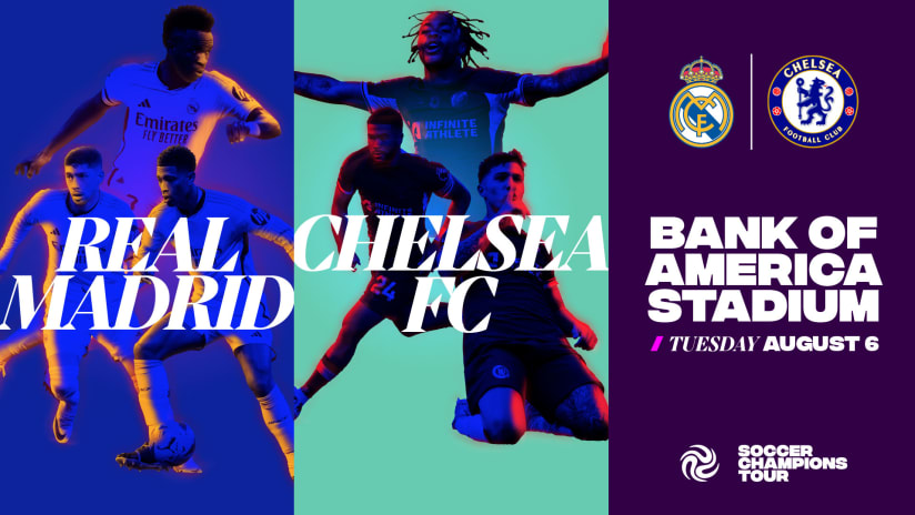 Bank of America Stadium to Host Real Madrid vs Chelsea in International Friendly Match this Summer