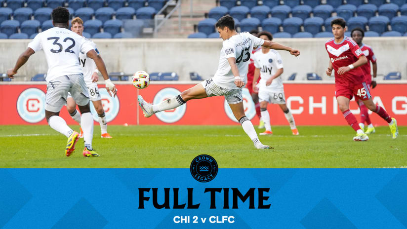 Full Time: Crown Legacy FC 0-2 Chicago Fire II