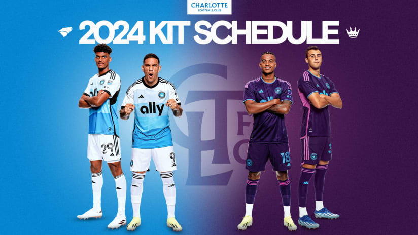 2024 Charlotte FC Kit Schedule