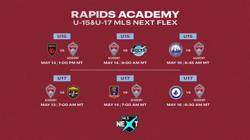 Colorado Rapids Academy look to clinch postseason berth at MLS NEXT Flex
