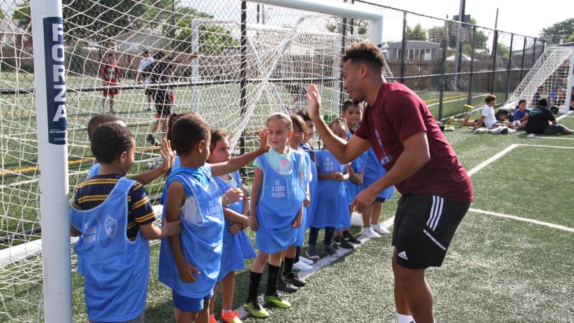 Rapids host soccer clinic in collaboration with Be A Good Person for local youth