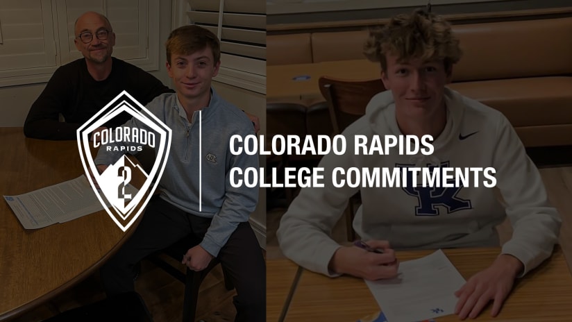 Colorado Rapids Academy products Maclovio Swett and Griffin Moore to report to Division I college programs in the spring