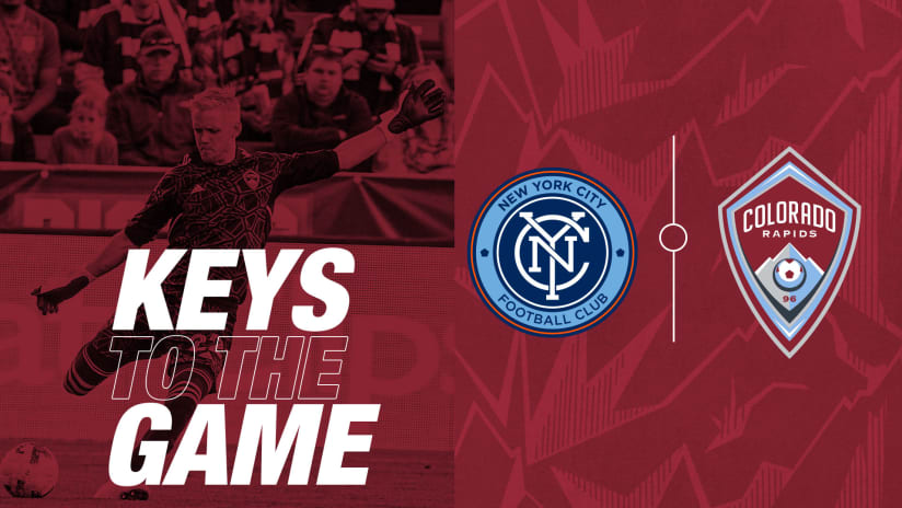 Keys against NYCFC: Play the pitch and get back on track 