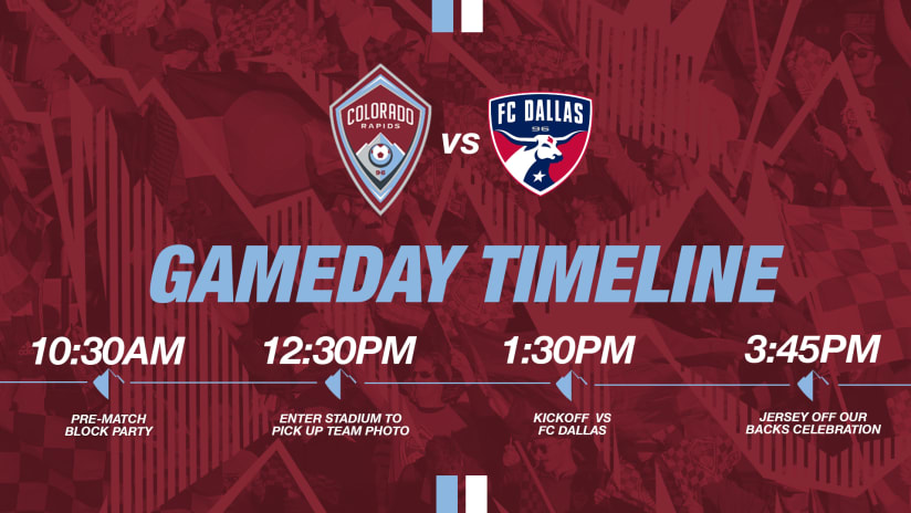 Gameday Guide: Everything you need to know for Fan Appreciation Night and the Rapids' final home game against FC Dallas 