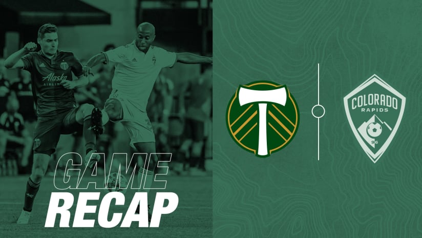 Recap: Rodriguez makes MLS debut, Rapids fall to Timbers 3-0 on the road