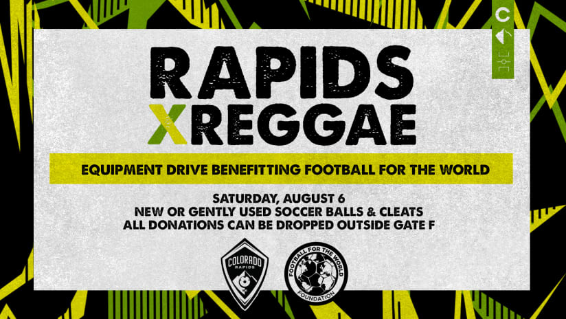 Robin Fraser, Wolde Harris to host equipment drive for Jamaican youth soccer communities at Rapids' matchup with Minnesota