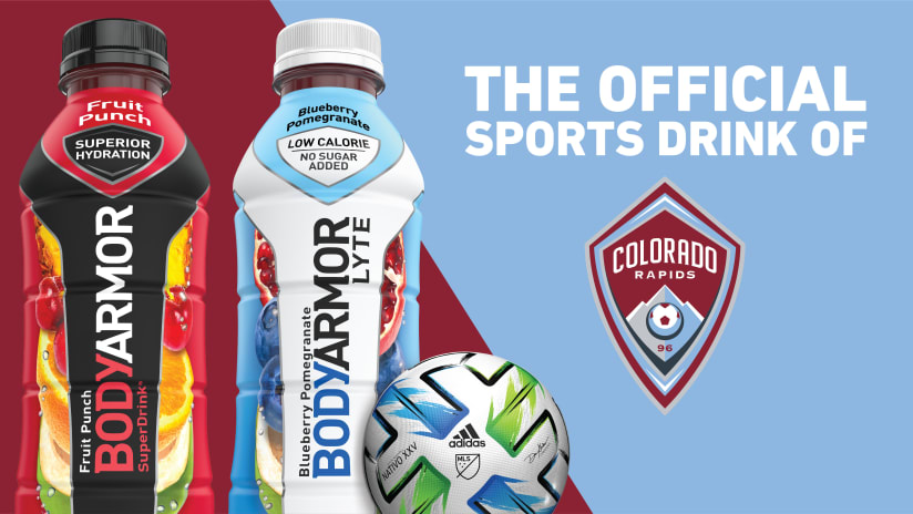 BODYARMOR expands MLS partnership, becomes official sports drink of Colorado Rapids -