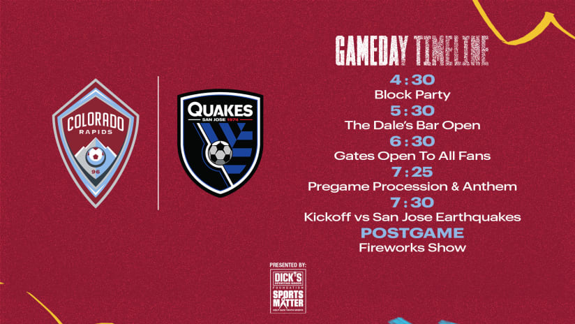 Gameday Guide | Your complete guide to Summer Kickoff and our matchup with San Jose Earthquakes