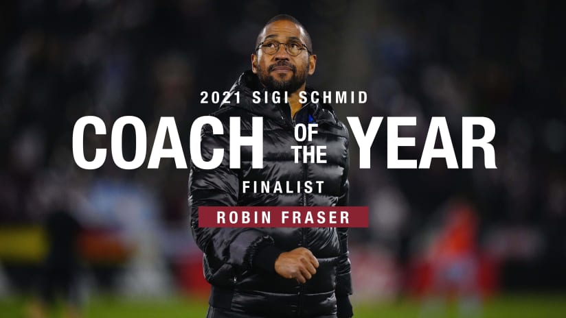 Robin Fraser Selected as Finalist for Sigi Schmid Coach of the Year Award