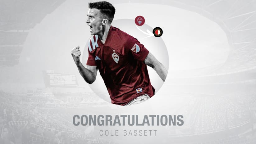 Colorado Rapids Loan Cole Bassett to Dutch Side Feyenoord Rotterdam