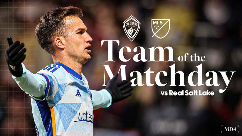 Cole Bassett named to Team of the Matchday after recording game-winning goal over Real Salt Lake 