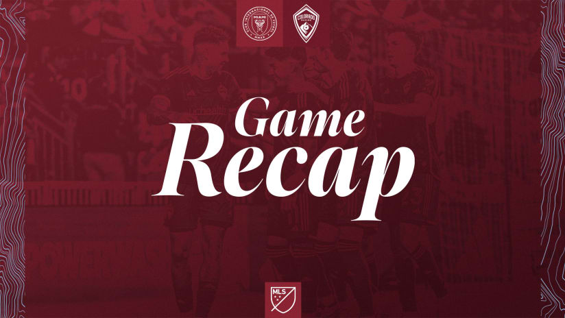 Recap | Rapids rally for late equalizer in historic first meeting against Inter Miami