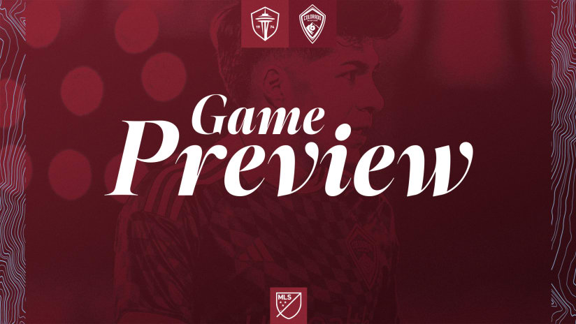 Preview | Rapids travel to Lumen Field for Western Conference clash with Seattle 