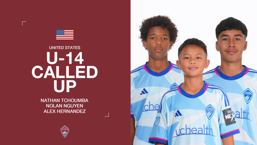 Rapids Academy’s Alex Hernandez, Nolan Nguyen and Nathan Tchoumba invited to U.S. Soccer Boys U-14 National ID Camp