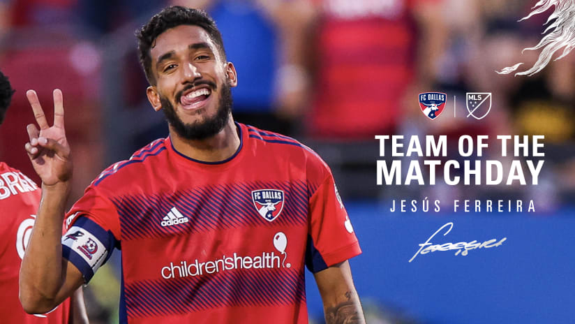 Jesús Ferreira Named to MLSsoccer.com’s Team of the Matchday for Matchday 13
