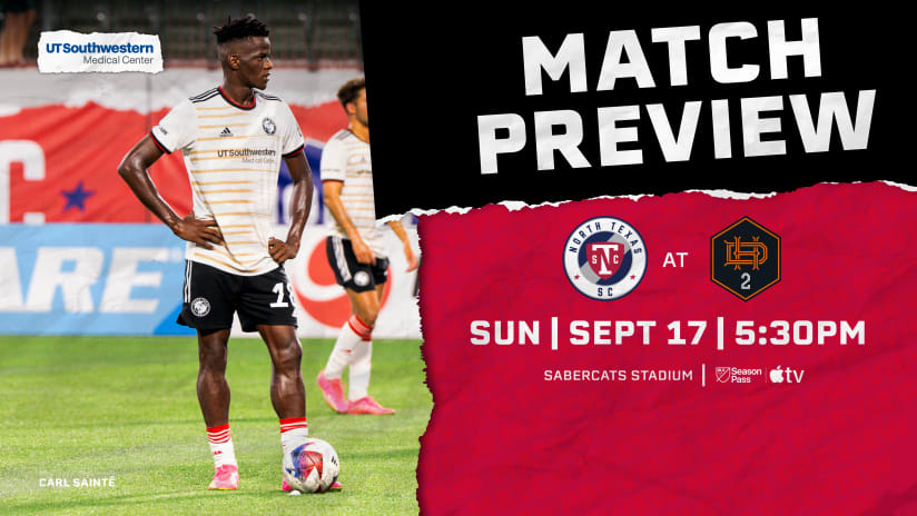 MATCH PREVIEW: North Texas SC Visits Houston Dynamo 2 | 9.16.23