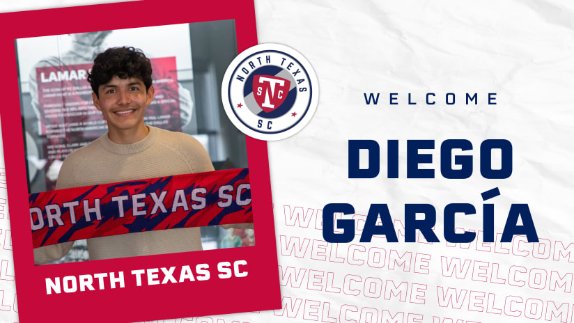 North Texas SC Signs Midfielder Diego García 