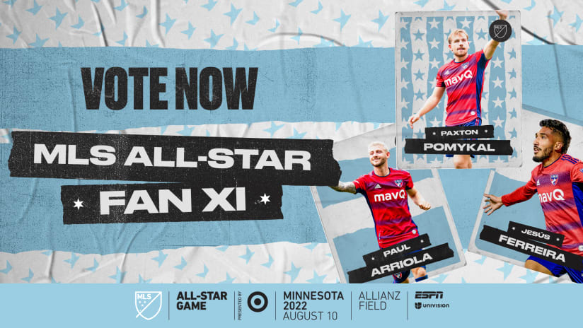 Seventeen FC Dallas Players Available for Selection for 2022 MLS All-Star Game Presented by Target