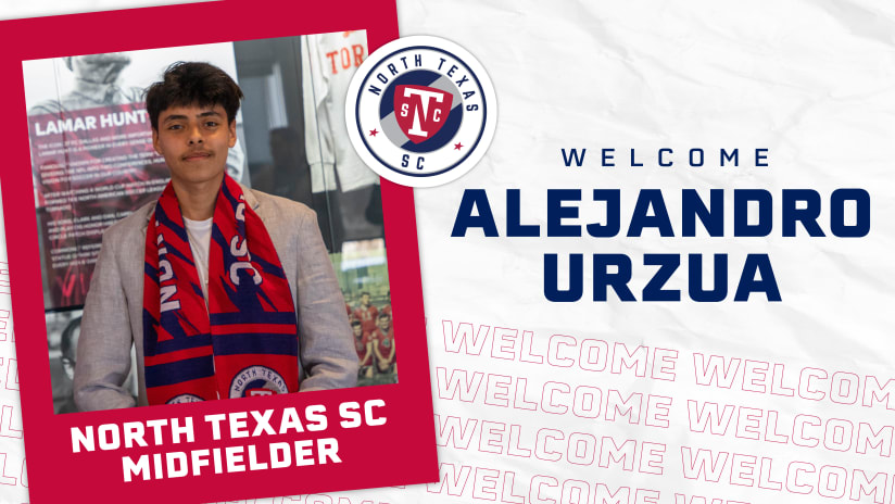 North Texas SC Signs FC Dallas Academy Midfielder Alejandro Urzua
